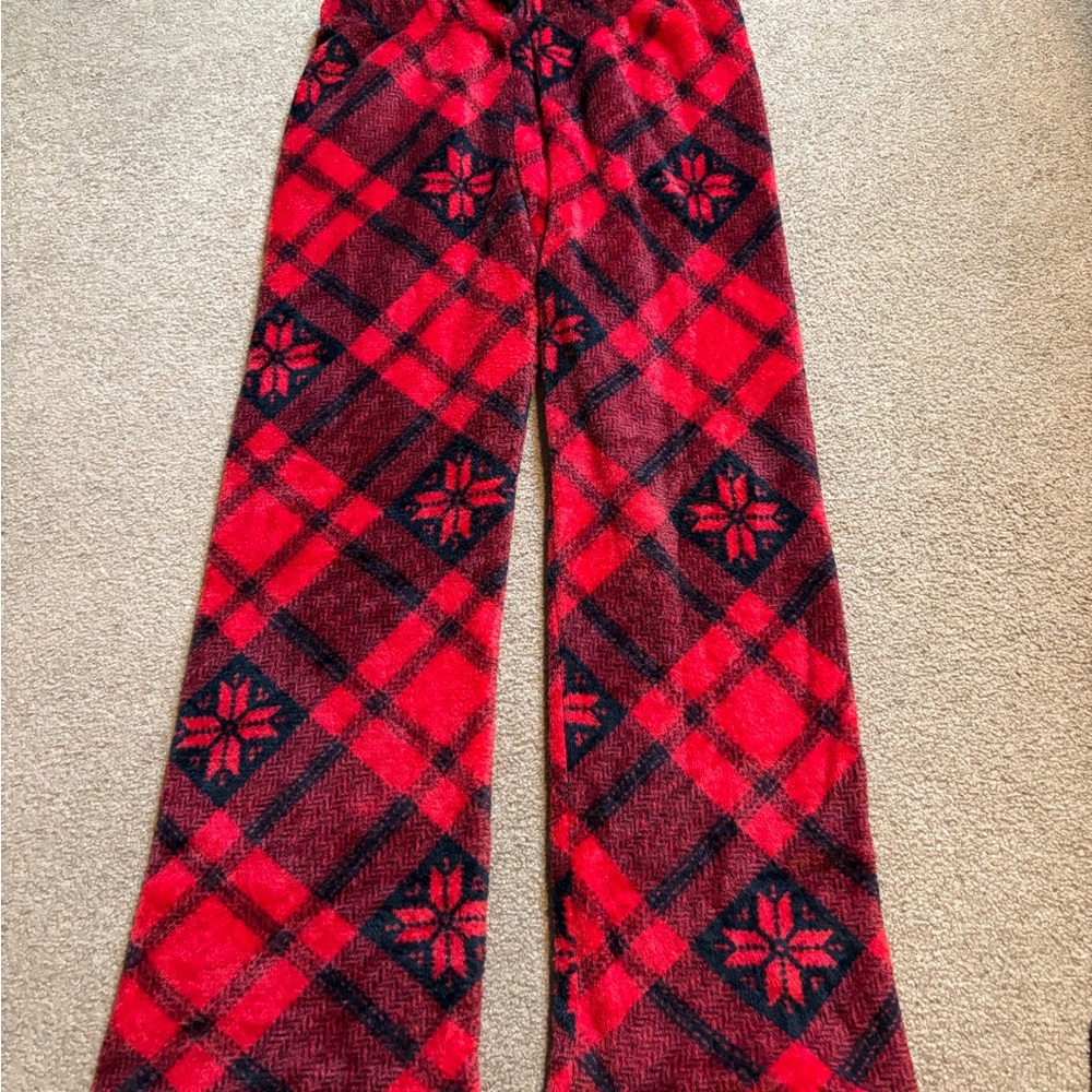 Rue21 Red and Black Plaid Pajama Pants